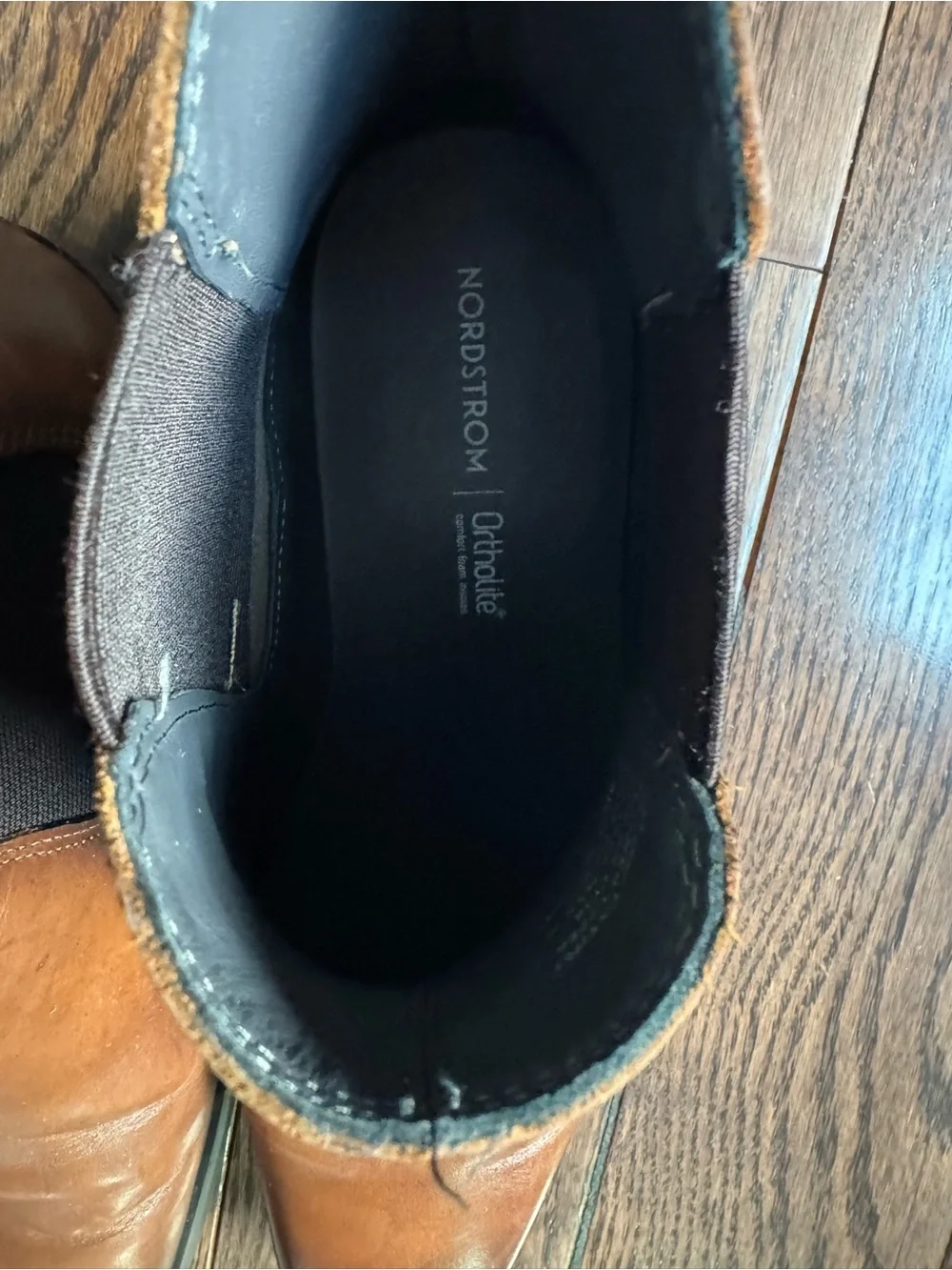 Nordstrom’s -Men's Tan Leather Chelsea Boots
